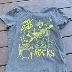 Gray Robot Graphic Kids T-Shirt